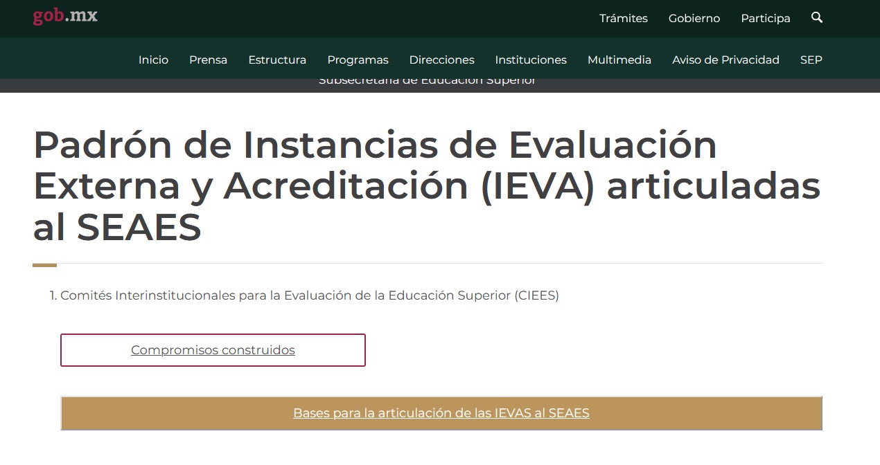 Acreditación Institucional