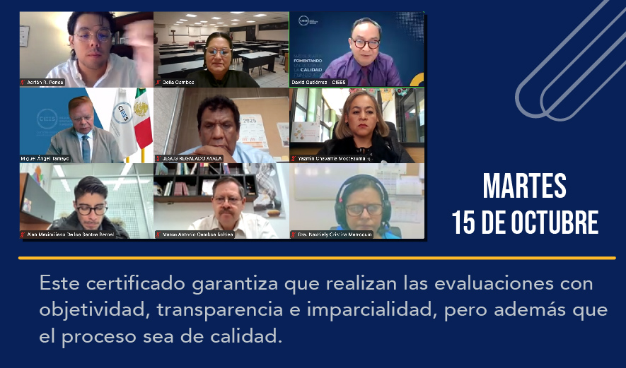 Entrega de Certificados: Certificación de Pares Evaluadores